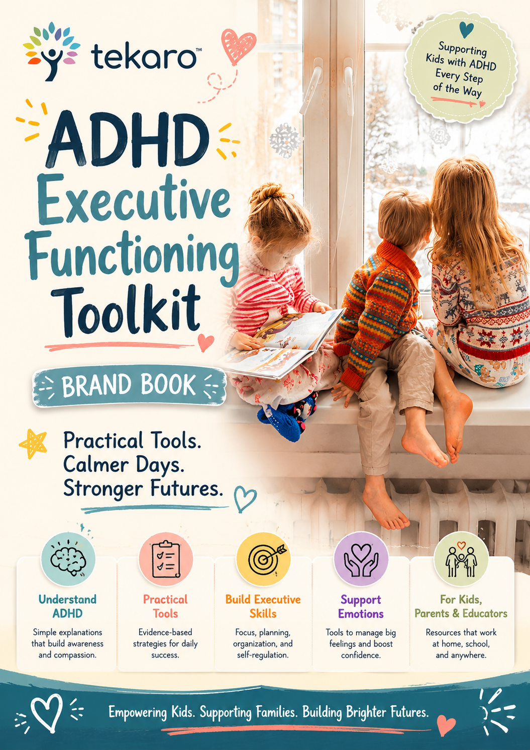 ADHD Executive Functioning Toolkit for Kids | Printable PDF Workbook for Parents, Educators & Caregivers
