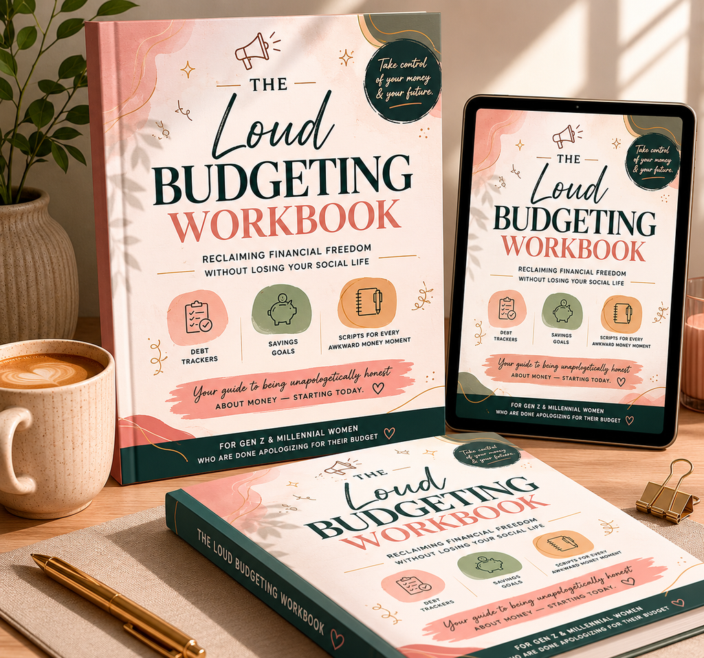 The Loud Budgeting Workbook | Printable Personal Finance Planner, Budget Tracker & Money Management PDF