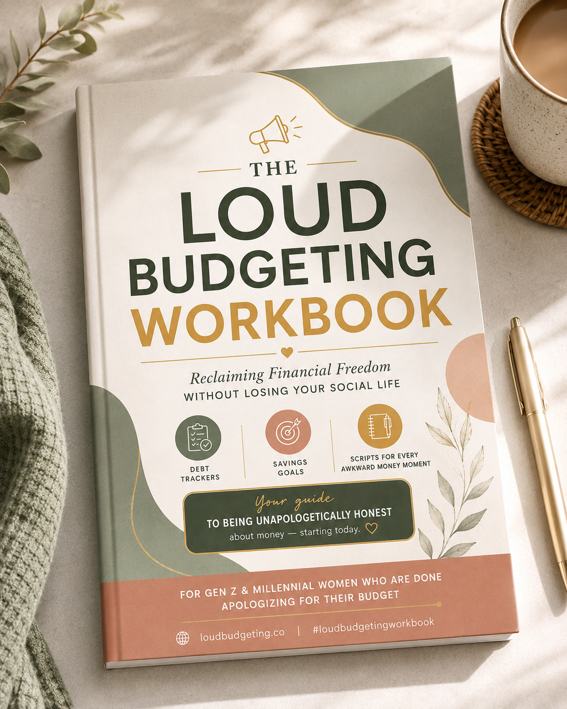 The Loud Budgeting Workbook | Printable Personal Finance Planner, Budget Tracker & Money Management PDF