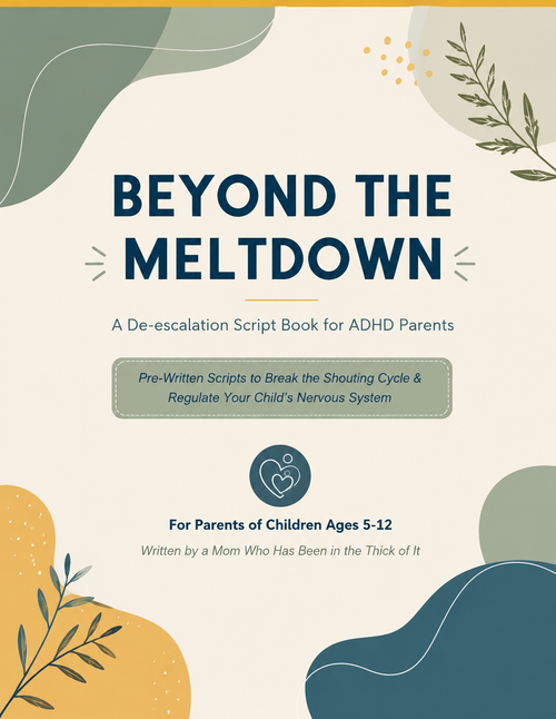 ADHD Parenting Script Book | De-Escalation Guide & Emotional Regulation Toolkit (Printable PDF)