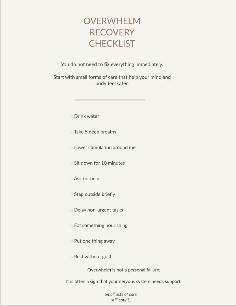 The Mental Load Reset for Moms