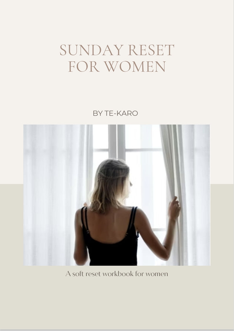 Sunday Reset For Women | Printable Emotional Wellness Workbook PDF