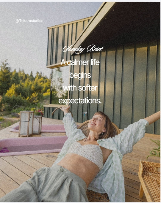 Sunday Reset For Women | Printable Emotional Wellness Workbook PDF